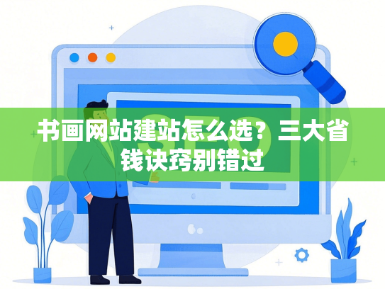 书画网站建站怎么选？三大省钱诀窍别错过