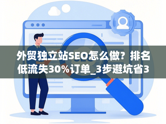 外贸独立站SEO怎么做？排名低流失30%订单_3步避坑省30%成本-第1张图片