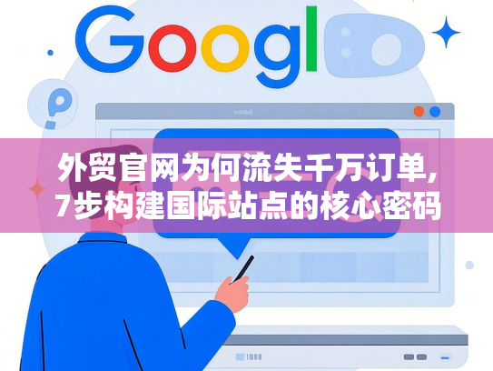 外贸官网为何流失千万订单,7步构建国际站点的核心密码