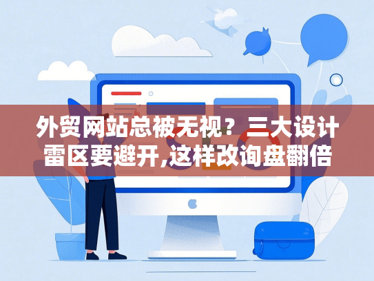 外贸网站总被无视？三大设计雷区要避开,这样改询盘翻倍