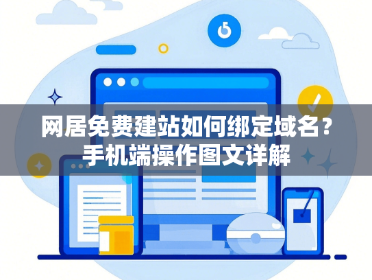 网居免费建站如何绑定域名？手机端操作图文详解-第1张图片