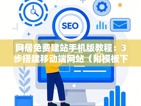 网居免费建站手机版教程：3步搭建移动端网站（附模板下载）
