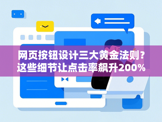 网页按钮设计三大黄金法则？这些细节让点击率飙升200%