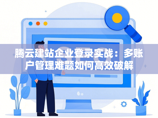 腾云建站企业登录实战：多账户管理难题如何高效破解