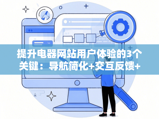 提升电器网站用户体验的3个关键：导航简化+交互反馈+图文压缩