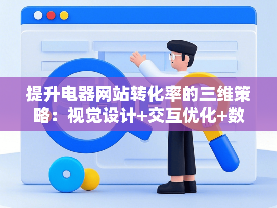 提升电器网站转化率的三维策略：视觉设计+交互优化+数据追踪