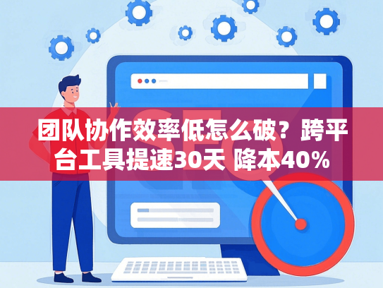 团队协作效率低怎么破？跨平台工具提速30天 降本40%