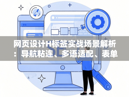 网页设计H标签实战场景解析：导航粘连、多语适配、表单优化