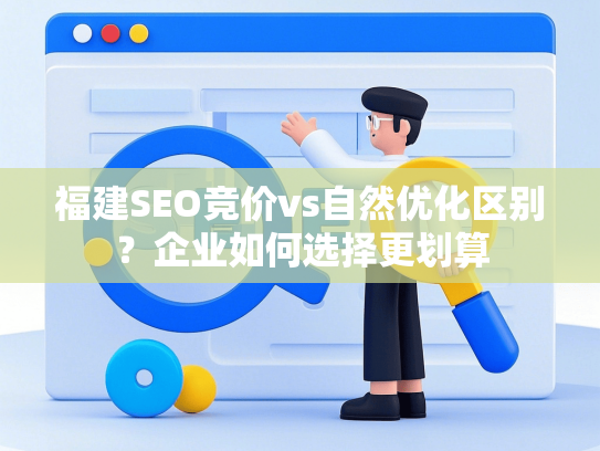 福建SEO竞价vs自然优化区别？企业如何选择更划算