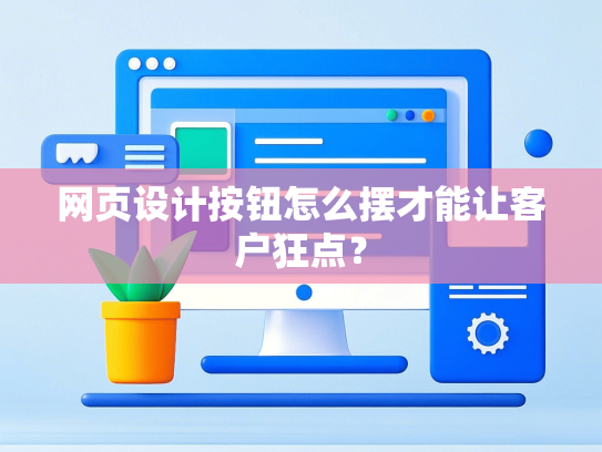 网页设计按钮怎么摆才能让客户狂点？
