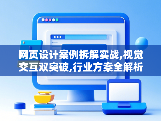 网页设计案例拆解实战,视觉交互双突破,行业方案全解析