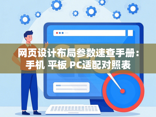 网页设计布局参数速查手册：手机 平板 PC适配对照表
