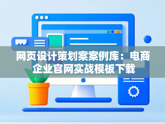 网页设计策划案案例库：电商 企业官网实战模板下载