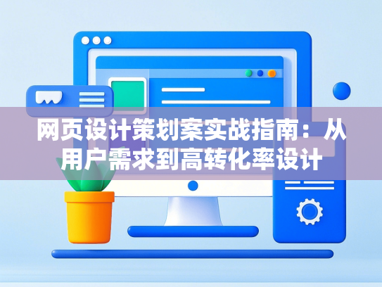 网页设计策划案实战指南：从用户需求到高转化率设计