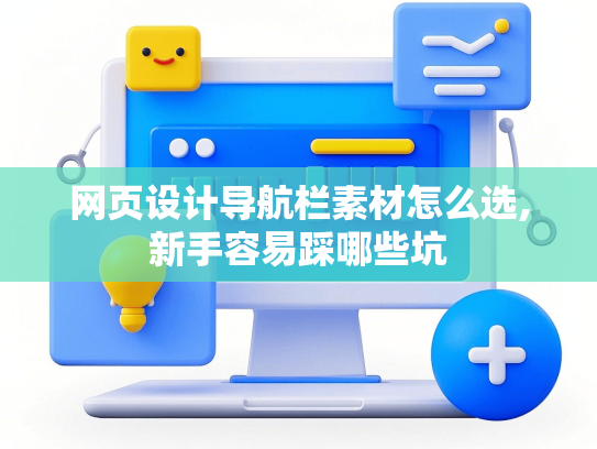 网页设计导航栏素材怎么选,新手容易踩哪些坑