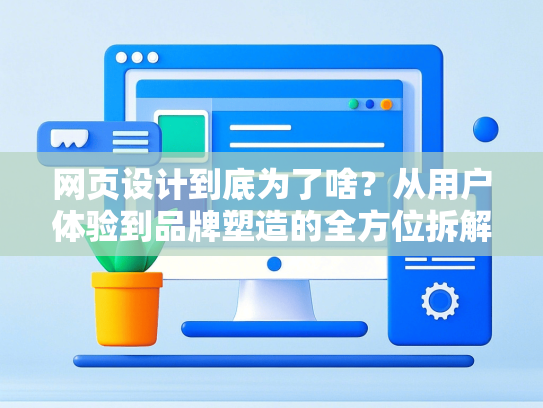 网页设计到底为了啥？从用户体验到品牌塑造的全方位拆解