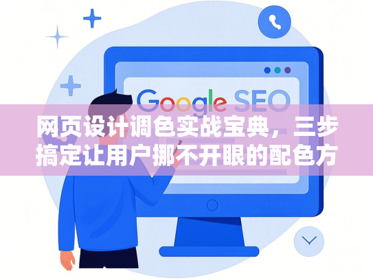 网页设计调色实战宝典，三步搞定让用户挪不开眼的配色方案