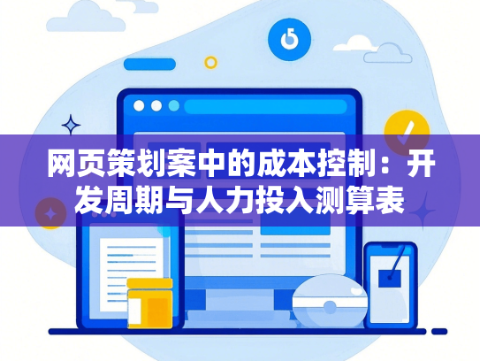 网页策划案中的成本控制：开发周期与人力投入测算表