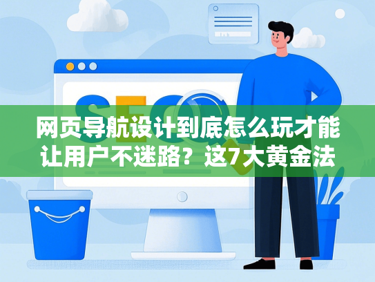 网页导航设计到底怎么玩才能让用户不迷路？这7大黄金法则你必须知道