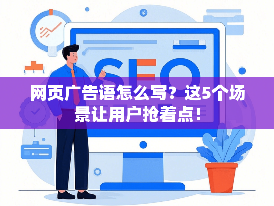 网页广告语怎么写？这5个场景让用户抢着点！