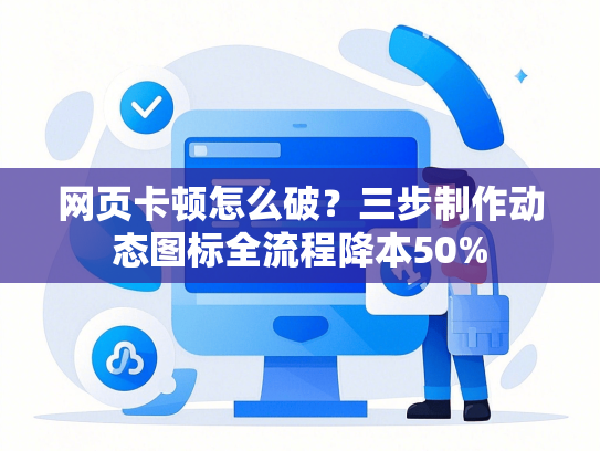 网页卡顿怎么破？三步制作动态图标全流程降本50%