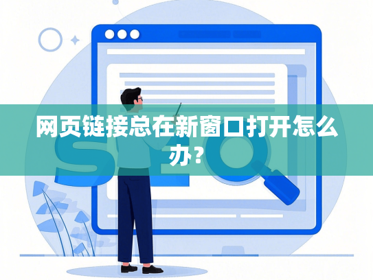 网页链接总在新窗口打开怎么办？