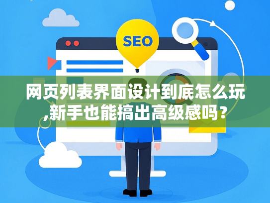 网页列表界面设计到底怎么玩,新手也能搞出高级感吗？