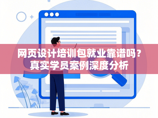网页设计培训包就业靠谱吗？真实学员案例深度分析