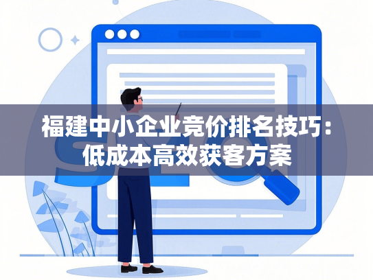 福建中小企业竞价排名技巧：低成本高效获客方案