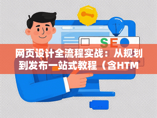网页设计全流程实战：从规划到发布一站式教程（含HTML5新技术）-第1张图片