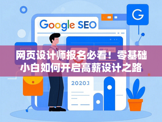 网页设计师报名必看！零基础小白如何开启高薪设计之路