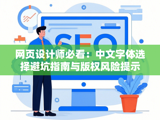 网页设计师必看：中文字体选择避坑指南与版权风险提示