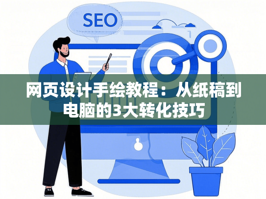 网页设计手绘教程：从纸稿到电脑的3大转化技巧-第1张图片