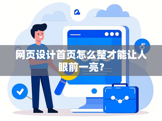 网页设计首页怎么整才能让人眼前一亮？