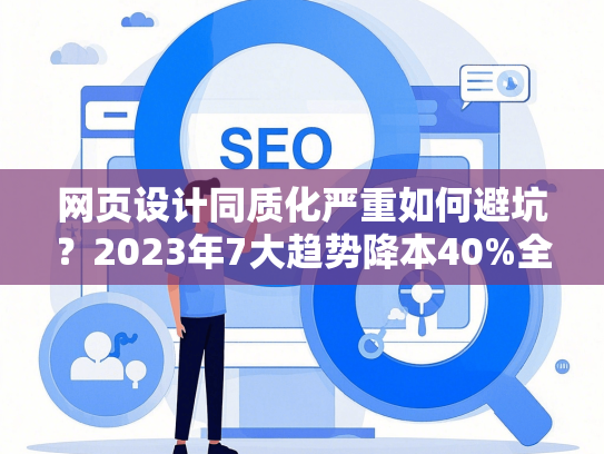 网页设计同质化严重如何避坑？2023年7大趋势降本40%全流程解析