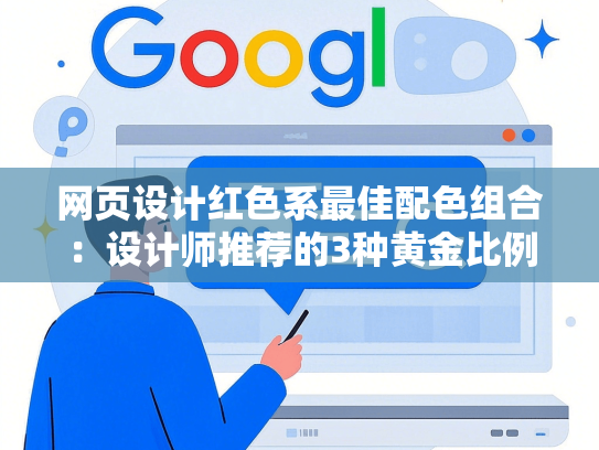 网页设计红色系最佳配色组合：设计师推荐的3种黄金比例