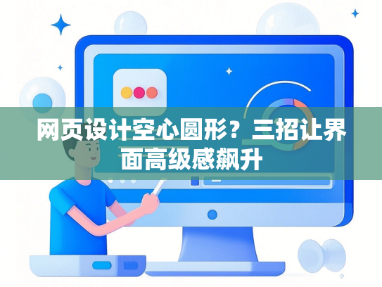 网页设计空心圆形？三招让界面高级感飙升