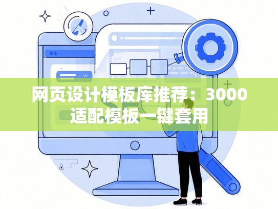 网页设计模板库推荐：3000适配模板一键套用