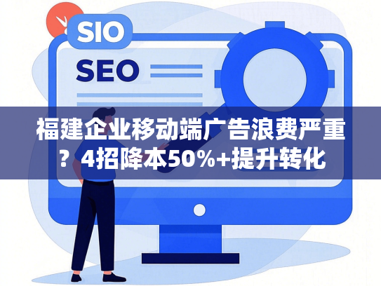 福建企业移动端广告浪费严重？4招降本50%+提升转化