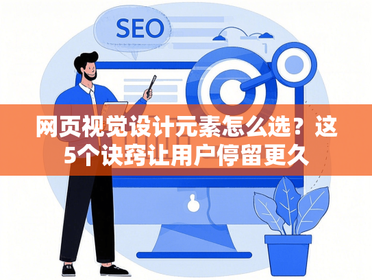 网页视觉设计元素怎么选？这5个诀窍让用户停留更久