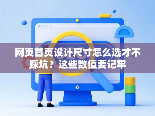 网页首页设计尺寸怎么选才不踩坑？这些数值要记牢