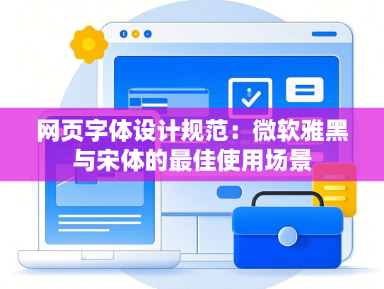 网页字体设计规范：微软雅黑与宋体的最佳使用场景