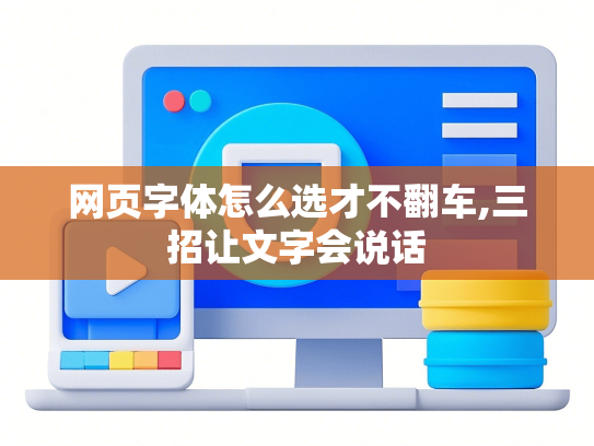 网页字体怎么选才不翻车,三招让文字会说话