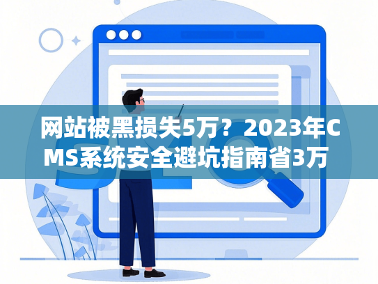 网站被黑损失5万？2023年CMS系统安全避坑指南省3万 年