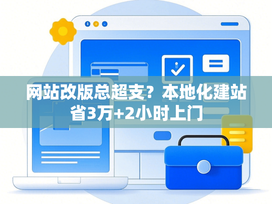 网站改版总超支？本地化建站省3万+2小时上门