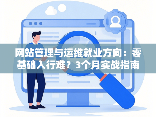 网站管理与运维就业方向：零基础入行难？3个月实战指南与职业跃迁路径