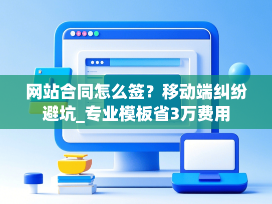 网站合同怎么签？移动端纠纷避坑_专业模板省3万费用
