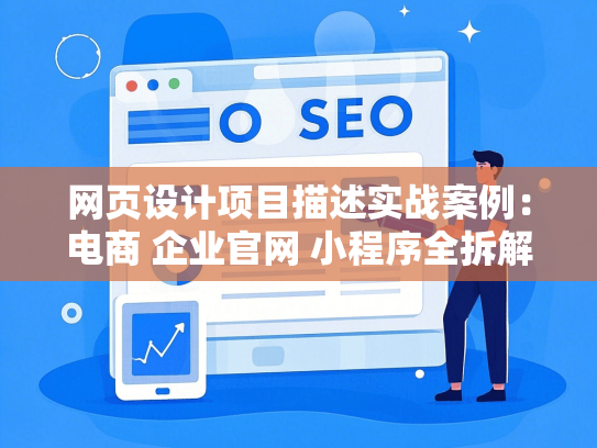 网页设计项目描述实战案例：电商 企业官网 小程序全拆解-第1张图片