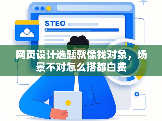 网页设计选题就像找对象，场景不对怎么搭都白费