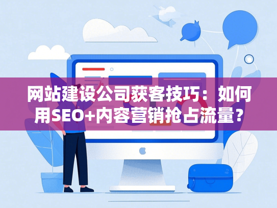 网站建设公司获客技巧：如何用SEO+内容营销抢占流量？